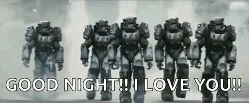 Robots Saying Good Night I Love You