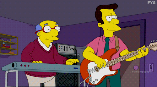 The Simpsons Covercraft Rock And Roll GIF