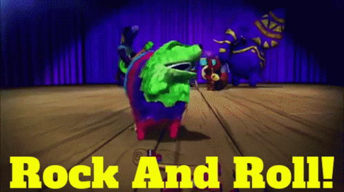 Rock And Roll Cute Animal Band GIF