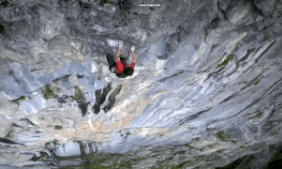 Rock Climbing Base Jumping Gif GIF