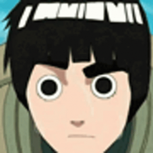 Rock Lee Moving Eyebrows GIF