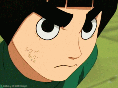 Rock Lee Untying Lotus GIF