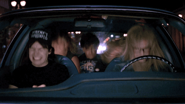 Rock On Head Bang Wayne's GIF
