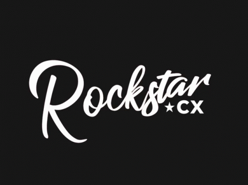Rock Star Text Animation GIF