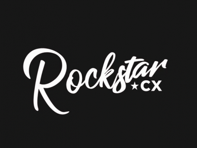Rock Star Text Animation GIF