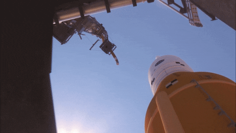 Rocket At Nasa Bottom View GIF