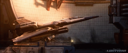 Lightyear Rocket Falling To Earth GIF