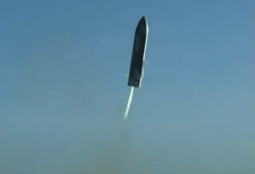 Rocket Falling To Earth Big Explosion GIF