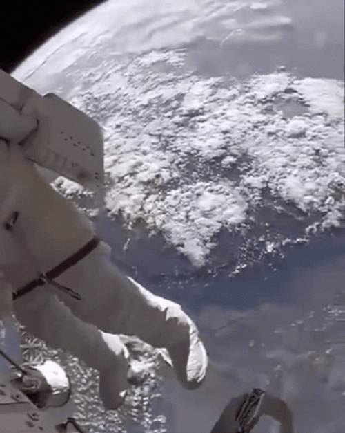 Rocket Falling To Earth Astronaut GIF