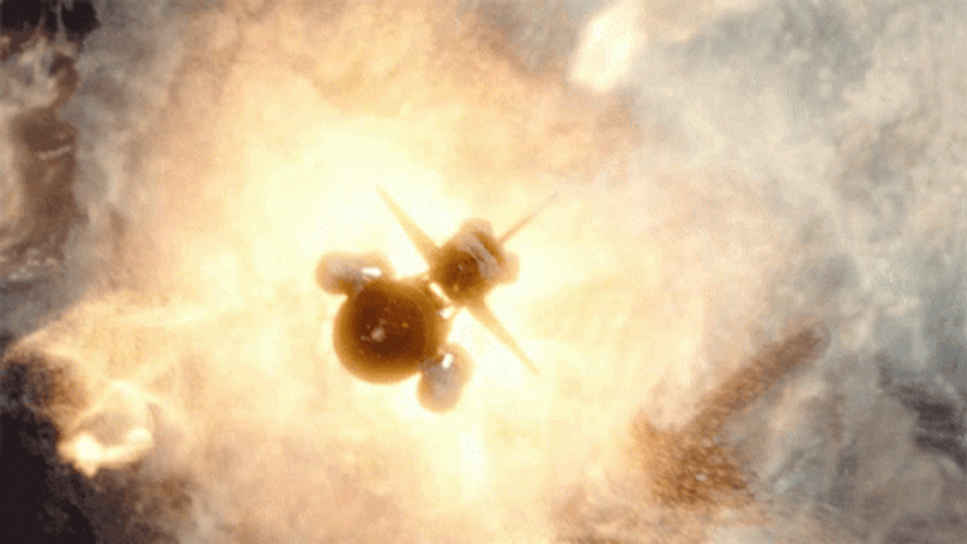Rocket Falling To Earth Moonfall GIF