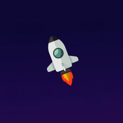 Rocket Falling To Earth GIF