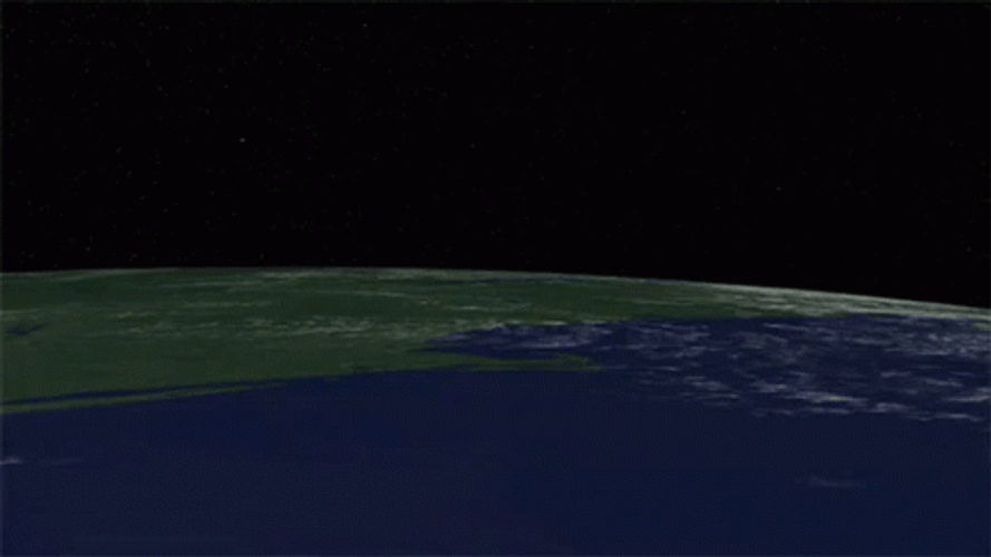Rocket Falling To Flat Earth GIF