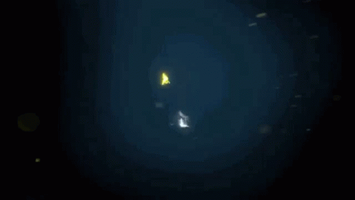 Rocket Flying Through Dark Air GIF