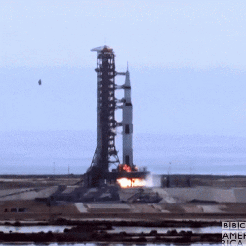 Bbc America Rocket Launch GIF