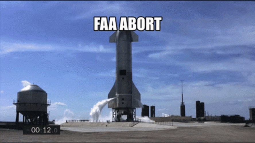 Rocket Launch FAA Abort GIF