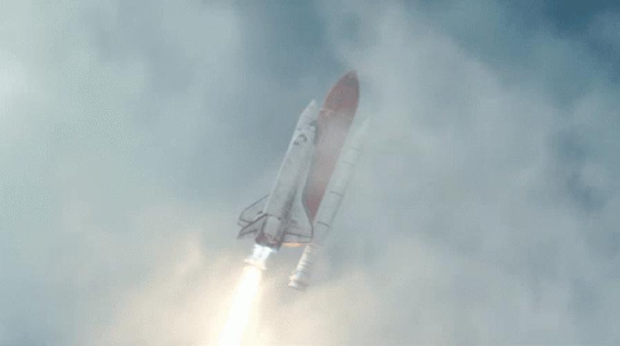 Rocket Launch In The Sky GIF