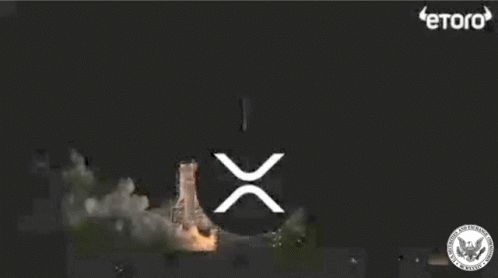 Rocket Launch Into Space With XRP Coin