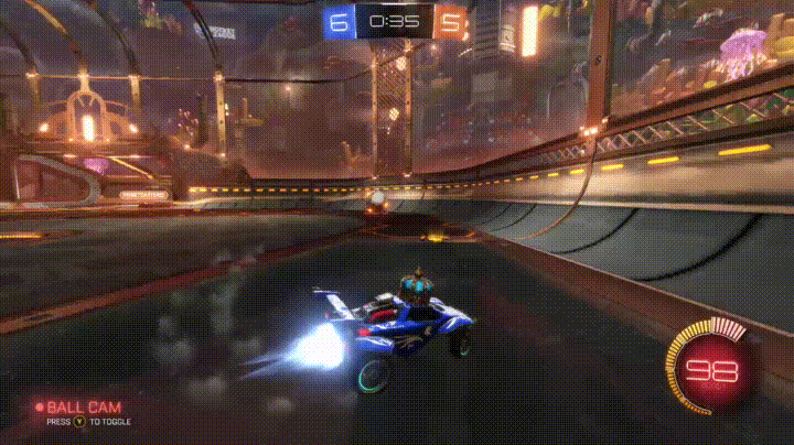 Rocket League Dodging Opponents GIF