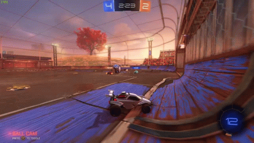 Rocket League Game Score 4 to 2