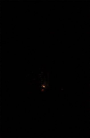 Rocket Lift Off At Night GIF