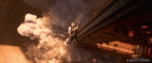 Rocket Lift Off Lightyear Pixar Movie GIF