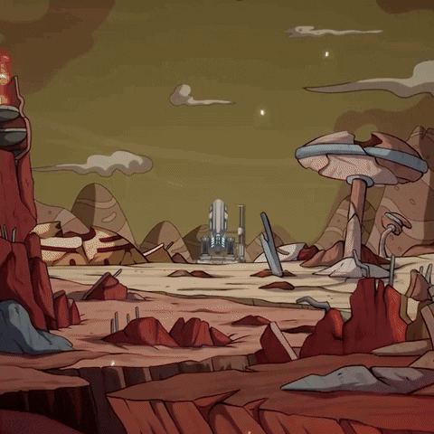 Rocket Lift Off Planet Xolo GIF