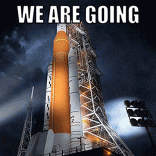 Rocket Saying We Are Going