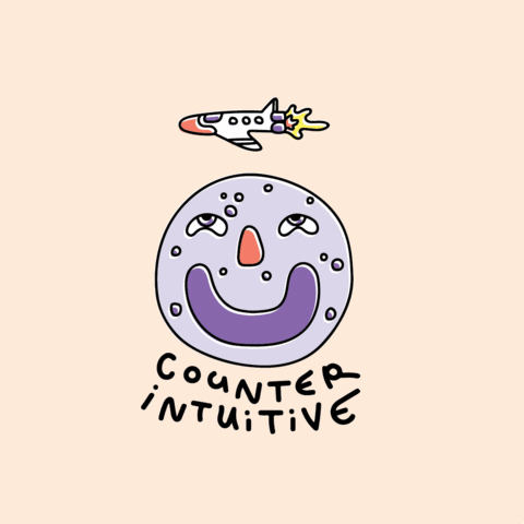 Rocket Ship Counter Intuitive GIF