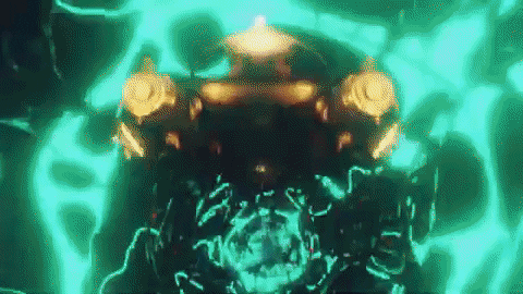 Rocket Ship Exiting Eye GIF