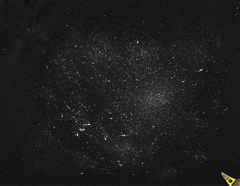Rocket Ship Flying Outer Space GIF