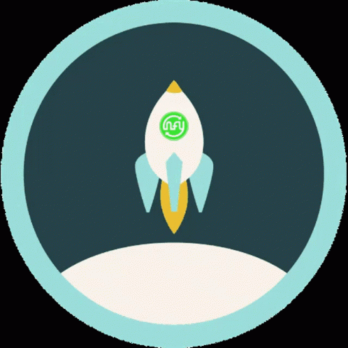 Rocket With Letter NFU