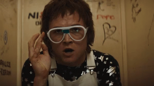 Rocketman Elton John Anxious GIF