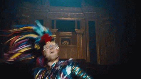 Rocketman Elton John Bird Costume GIF