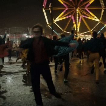 Rocketman Elton John Dancing Crowd GIF