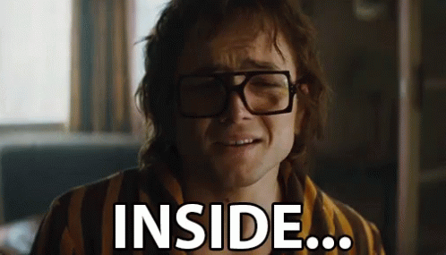 Rocketman Elton John Emotional Singing GIF