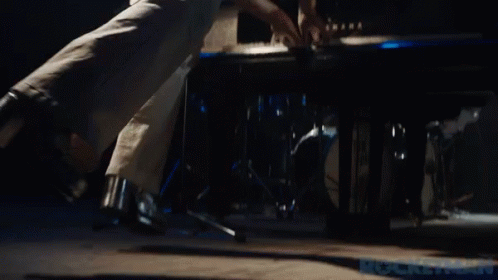 Rocketman Elton John Floating GIF