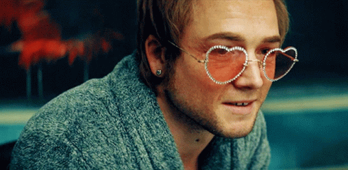 Rocketman Elton John Smiling GIF