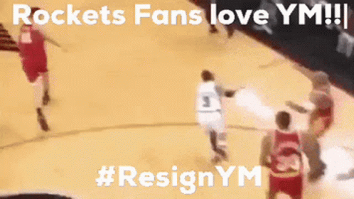 Rockets Fans Love Ym !! #Resignym GIF