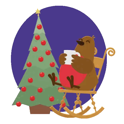 Rocking Chair and Christmas Tree