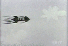 Rocky And Bullwinkle Missile Launching GIF