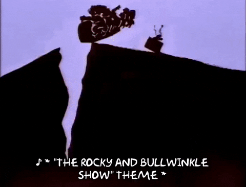 Rocky And Bullwinkle Opening Theme Song GIF