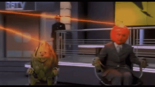 Rocky And Bullwinkle Vegetable Transformation Scene GIF