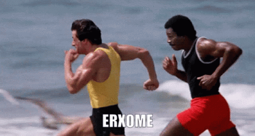 Rocky Balboa Apollo Creed Sprint Training GIF