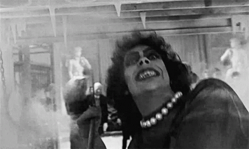Rocky Horror Picture Show Meatloaf Foggy Stage GIF