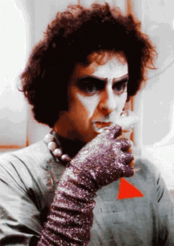 Rocky Horror Picture Show Meatloaf Drunk Face Swap GIF