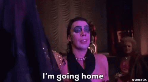 Rocky Horror Picture Show Meatloaf Going Home GIF