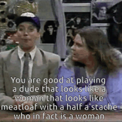 Rocky Horror Picture Show Meatloaf Intense Look GIF