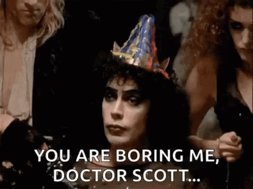 Rocky Horror Picture Show Meatloaf Party Hat GIF