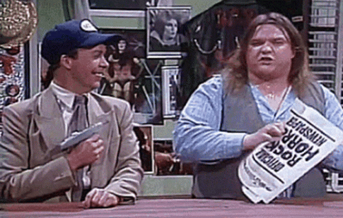 Rocky Horror Picture Show Meatloaf Pointing Gun GIF