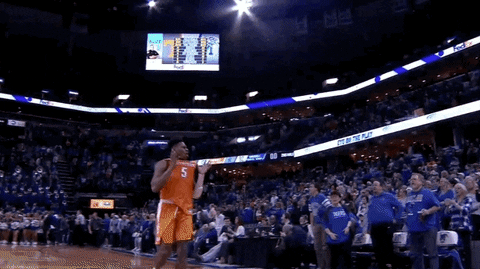 Rocky Top Player Showing His Jersey To Everyone GIF